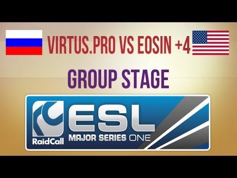 Virtus.pro vs Eosin +4 Group D RaidCall EMS One Spring 2013
