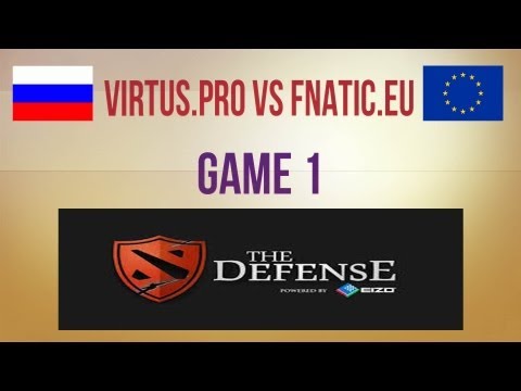Virtus.pro vs Fnatic.eu g.1 Group Stage The Defense #4