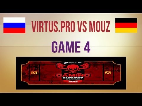 Virtus.pro vs Mouz g.4 Grandfinal Corsair Summer Cup 2013