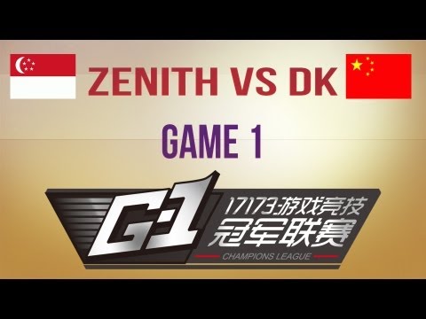 Zenith vs DK g.1 G1 League Asia Qualifier