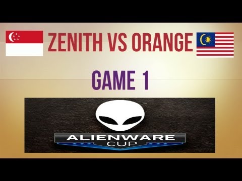 Zenith vs Orange g.1 LB Round 2 Alienware Cup 1