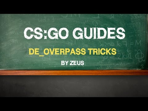 CS:GO Guides: "DE_OVERPASS TRICKS by Zeus" (ENG SUBS)