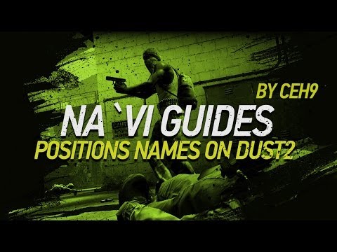 Наименование точек на de_dust2 by ceh9