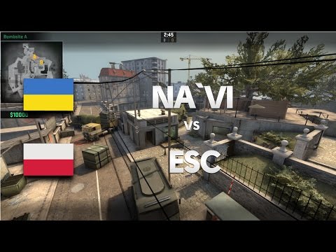 Natus Vincere vs ESC on de_overpass (3rd map) @ ESL PRO LEGUE #1 by ceh9