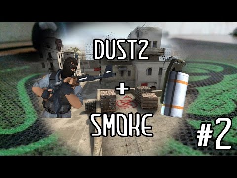 Tactic grenades  Раскидка гранат de_dust2 (smoke2) CS:GO
