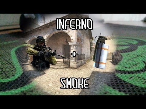 Tactic grenades  Раскидка гранат de_inferno (smoke) CS:GO