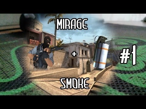 Tactic grenades  Раскидка гранат de_mirage (smoke) CS:GO