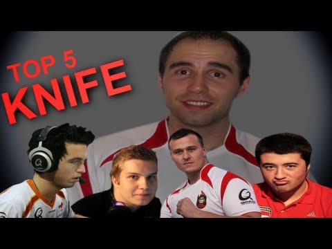 CS1.6 TOP 5  KNIFE Plays