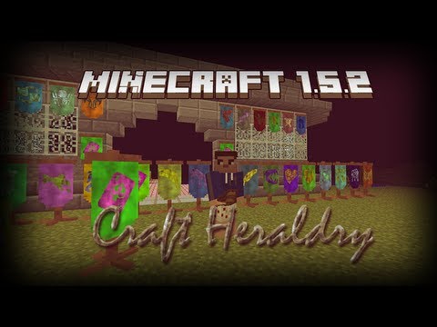 Модообзор(Mod Spotlight) - Craft Heraldry |Minecraft 1 5 2