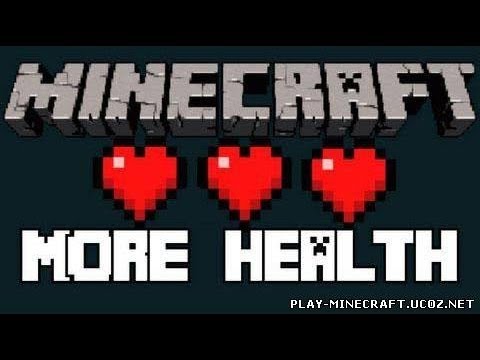 Обзоры модов minecraft 1.2.5 - 1.6.4 : More  HealthEnhanced — Прокачай свое здоровье
