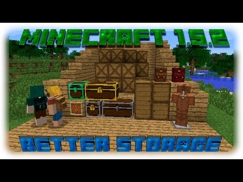 Русский гайд по моду Better Storage 0.6.2.23 | Minecraft 1.5.2