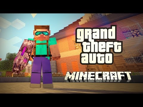 Grand Theft Auto! GTA! - Minecraft (Обзор Модов)