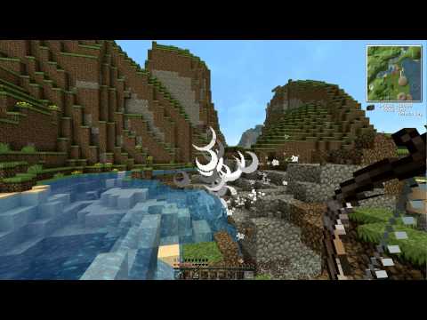 Обзор Bukkit плагинов Minecraft. GlassBack EasyJetpack ExplodingArrows EggCatcher