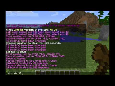 Обзор плагинов на Minecraft 1.5.2 #5-WorldEdit