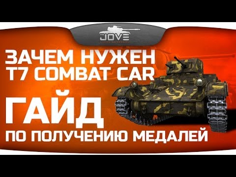 Гайд по получению медалей "Колобанова". Зачем нужен T7 Combat Car?