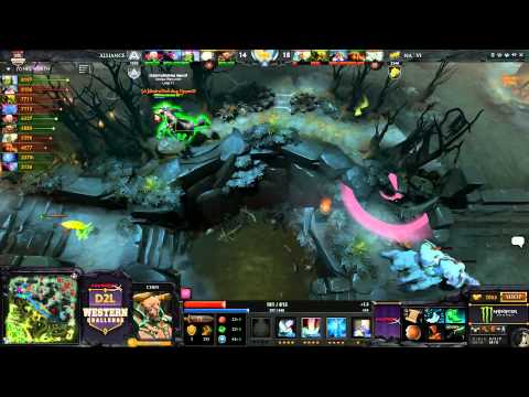 D2L. NaVi vs Alliance, bo3, game 1. 14.04.2014