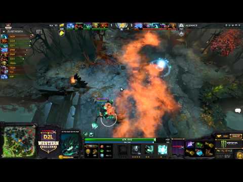 D2L. NaVi vs Alliance, bo3, game 2. 14.04.2014