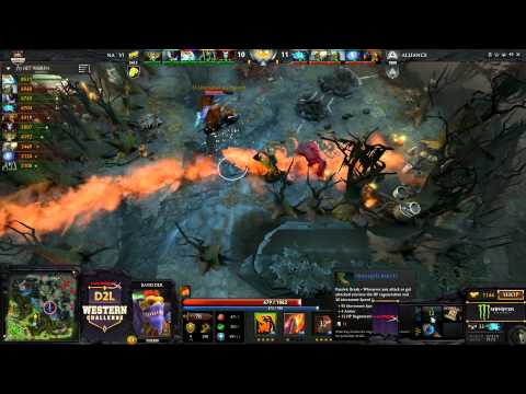 D2L. NaVi vs Alliance, bo3, game 3. 14.04.2014