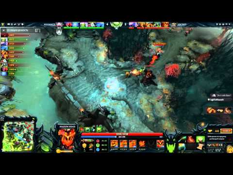 Dota Pit League. Team Secret vs Alliance, game 2. 08.03.2015