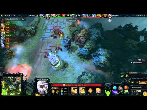 Dota Pit League. Team Secret vs Alliance, game 1. 08.03.2015