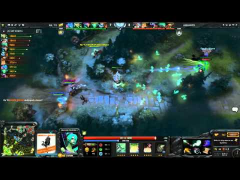DotaCinema. NaVi vs Alliance, игра 1. 07.11.2014 (звук с 05:56)