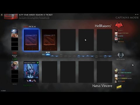 Starladder 11 Lan Finals. Na'Vi vs HellRaisers, bo3, game 2. 15.01.2015