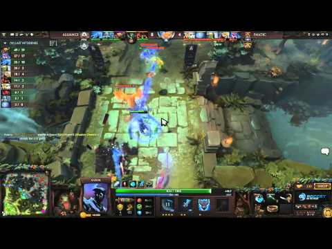 DreamLeague. Fnatic vs Alliance, bo3, game 1. 14.06.2014