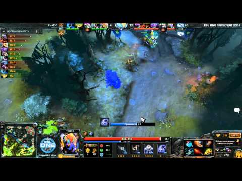ESL One. Evil Geniuses vs Fnatic, bo3, game 1. 29.06.2014 (полуфинал)