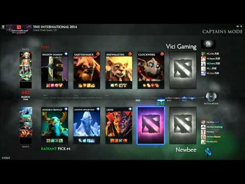The International 4. Grand Final. Vici Gaming vs Newbee, bo5, game 1. 21.07.2014