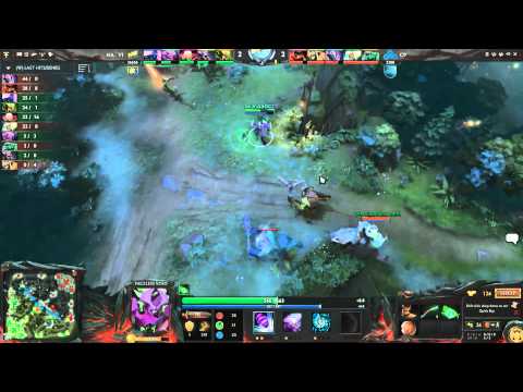 The International 4. NaVi vs Cloud9, bo3, game 2. 19.07.2014