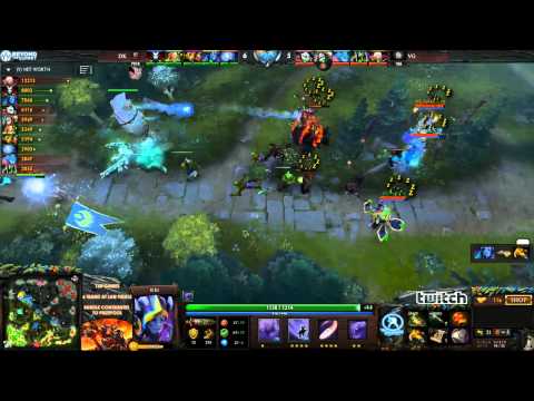The Summit. DK vs Vici Gaming, bo3, game 1. Финал винеров. 08.06.2014