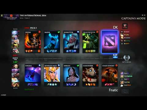 TI 4. DK vs Fnatic, bo1. 09.07.2014