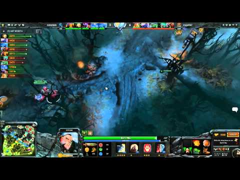 TI 4. Newbee vs Fnatic, bo1. 09.07.2014