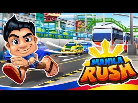 Manila Rush - Прикольный раннер  на Android ( Review)