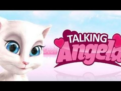 Talking Angela(Моя говорящая Анджела) - милый тамагочи для Android ( Review)