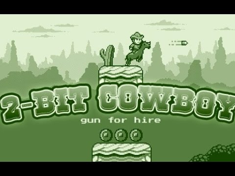 2-Bit Cowboy - Одноцветный платформер на Android(Обзор/Review)