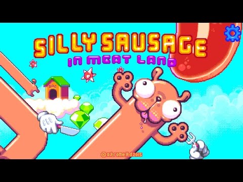 Silly Sausage - Угарная аркада на Android(Обзор/Review)