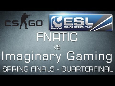 Fnatic vs Imaginary Gaming - Spring Finals Quarterfinal - RaidCall EMS One - CS:GO HD