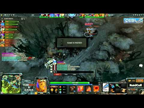 No Tidehunter vs DD DOTA - RaidCall DOTA2 EMS One Spring Cup - TobiWan