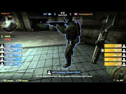 CS GO DHW2012 - NiP vs. Mousesports @ dust2