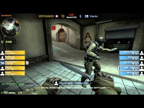 CS GO DHW2012 - VeryGames vs. Hawks! @ dust2