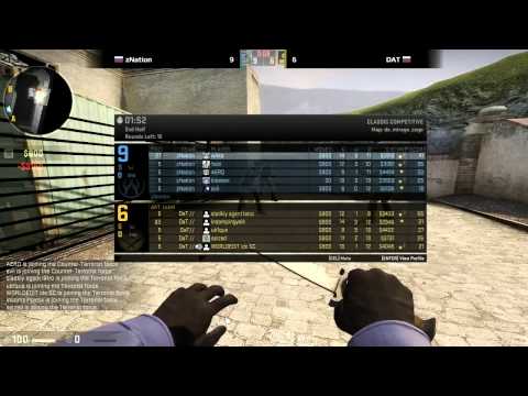 CS GO SLTV StarSeries - dAT vs. zNation @ mirage