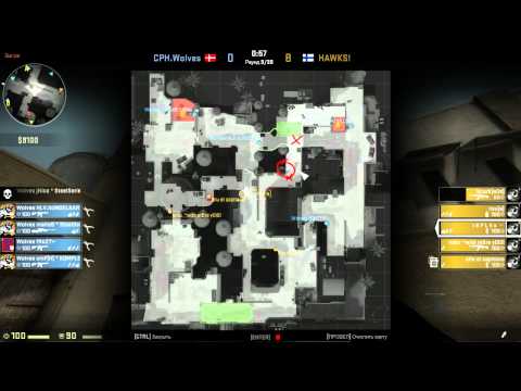 CS GO SLTV StarSeries - Hawks vs. Cph.Wolves @ dust2