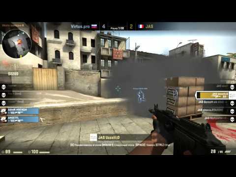 CS GO SLTV StarSeries - Virtus Pro vs. JAS @ dust2