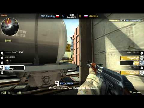 CS GO SLTV StarSeries - zNation vs. ESC Gaming @ train