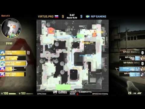 CSGO CPH Games Upper bracket FINAL- Virtus.pro vs. NiP @ dust2_se