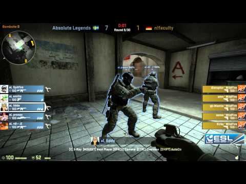 CSGO RC EMS One - AL vs. n!faculty @ dust2