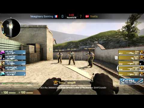 CSGO RC EMS One - fnatic vs. Imaginary @ mirage