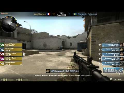 CSGO RC EMS One - VeryGames vs. NiP @ dust2