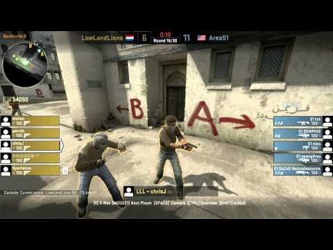 ESWC 2012 Area51 vs. LLL @ dust2